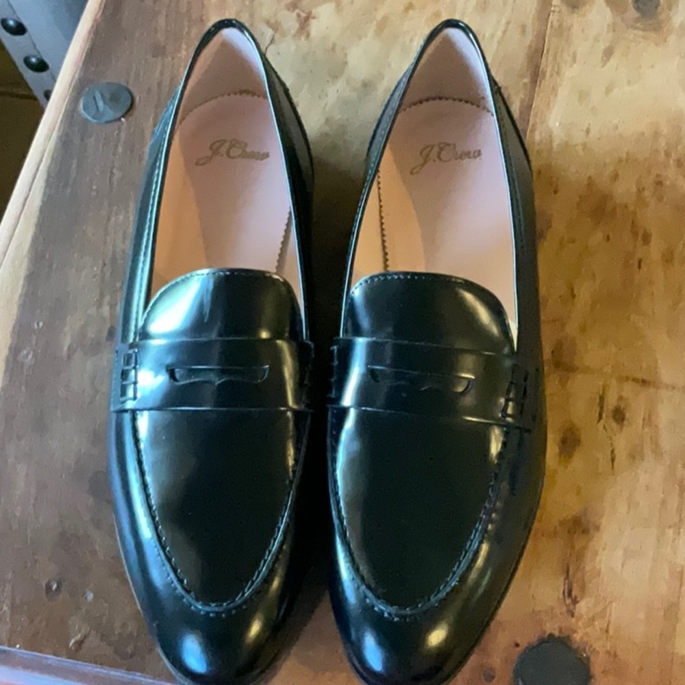 J. Crew Black Loafer, Size 10 Brand New
